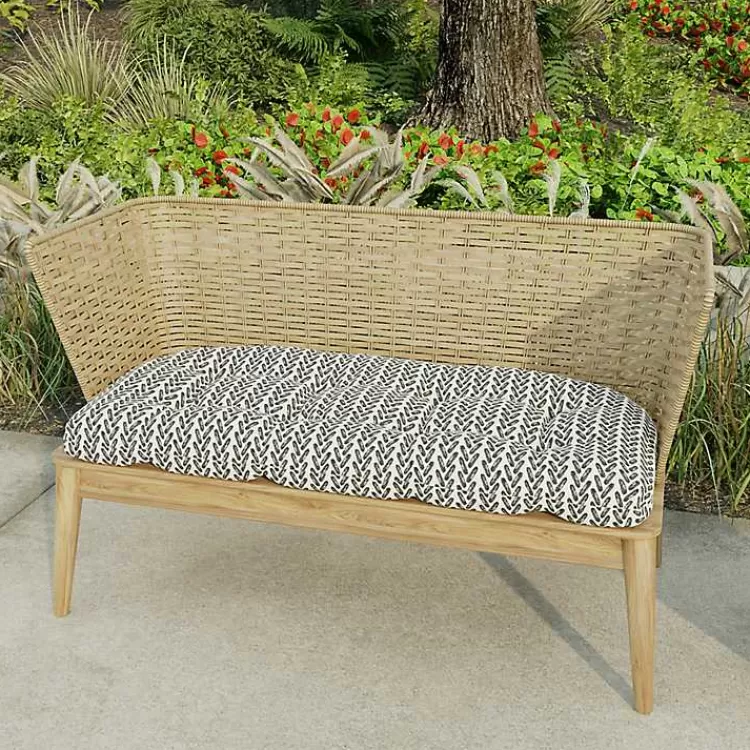 French Edge Outdoor Wicker Settee Cushion>Kirklands Home Store