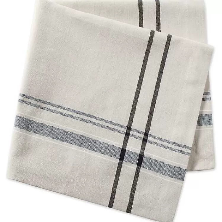 black_french_stripe_napkins_set_of__6.webp French Stripe Napkins, Set of 6>Kirklands Home Sale