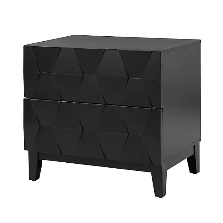 Geometric 2-Drawer Charging Nightstand>Kirklands Home Cheap