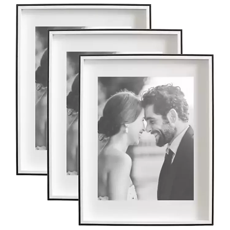 Black Gibson 3-pc. Gallery Frame Set, 14x18 in.>Kirklands Home Flash Sale