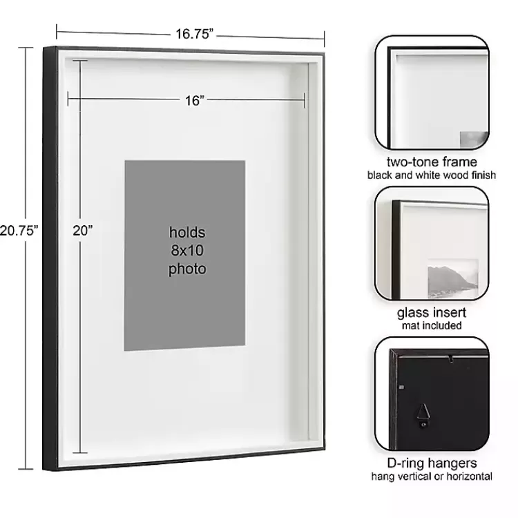Black Gibson 3-pc. Gallery Frame Set, 16x20 in.>Kirklands Home Best