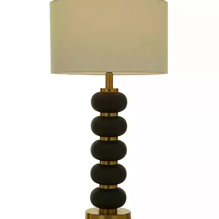 Black Gold Metal Spindle Table Lamp>Kirklands Home Shop