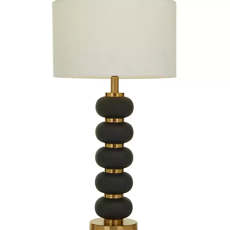 Black Gold Metal Spindle Table Lamp>Kirklands Home Shop