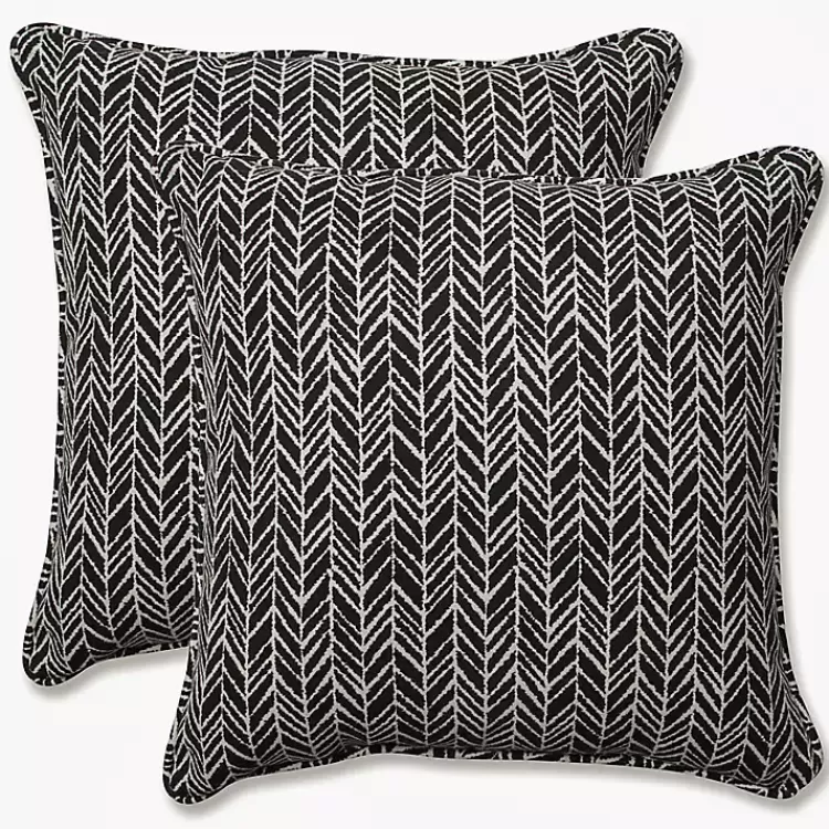 Herringbone Outdoor Pillows, Set of 2>Kirklands Home Outlet