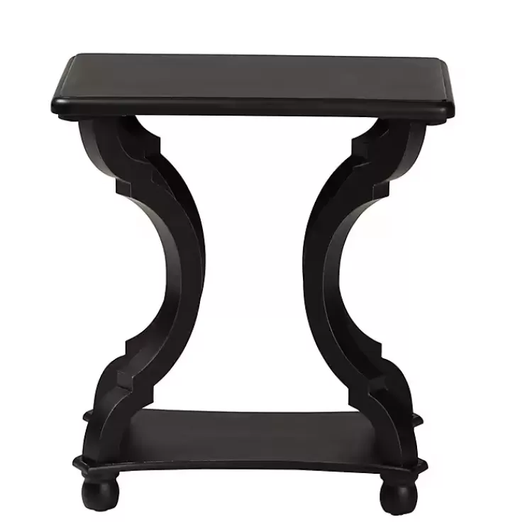 Hourglass Wood Accent Table>Kirklands Home Best Sale