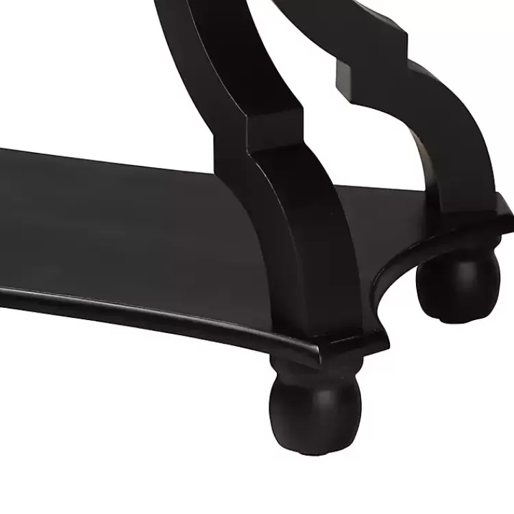 black_hourglass_wood_accent_table_4.webp Hourglass Wood Accent Table>Kirklands Home Best Sale