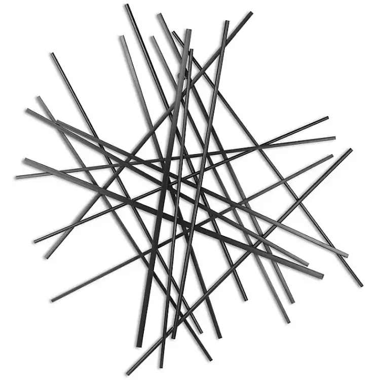 Icilio Abstract Linear Wall Plaque>Kirklands Home Fashion