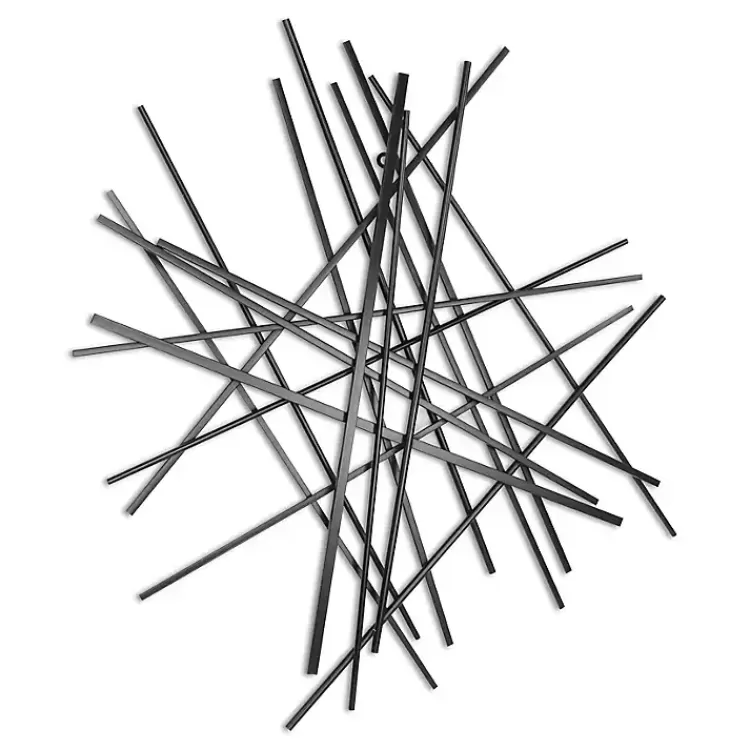 black_icilio_abstract_linear_wall_plaque_2.webp Icilio Abstract Linear Wall Plaque>Kirklands Home Fashion