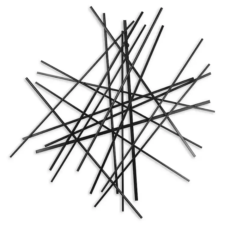black_icilio_abstract_linear_wall_plaque_4.webp Icilio Abstract Linear Wall Plaque>Kirklands Home Fashion