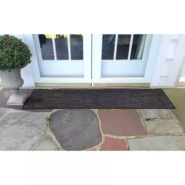 black_intertwine_indooroutdoor_runner_3.webp Intertwine Indoor/Outdoor Runner>Kirklands Home Discount