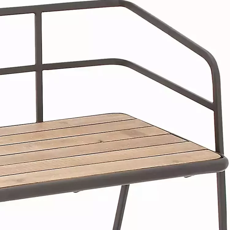 black_iron_and_wooden_seat_industrial_bench_2.webp Black Iron and Wooden Seat Industrial Bench>Kirklands Home Best