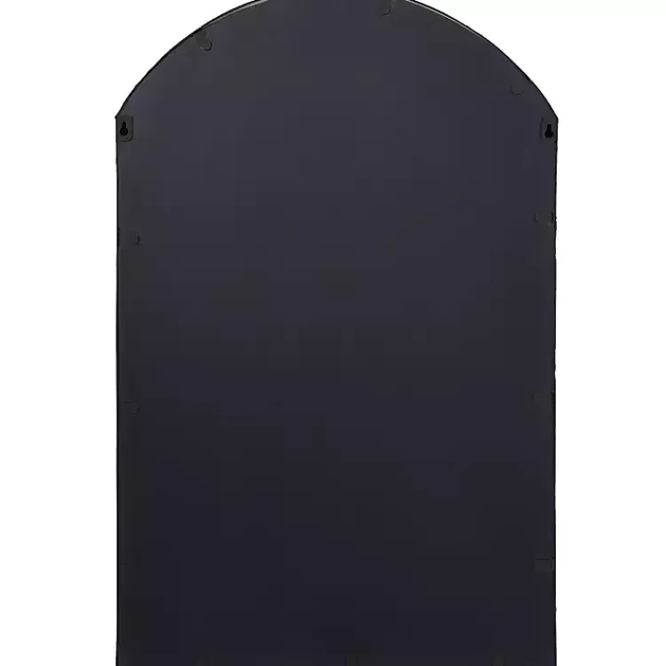 black_iron_arched_windowpane_mirror_3.webp Black Iron Arched Windowpane Mirror>Kirklands Home Online