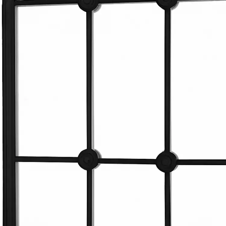 black_iron_arched_windowpane_mirror_4.webp Black Iron Arched Windowpane Mirror>Kirklands Home Online