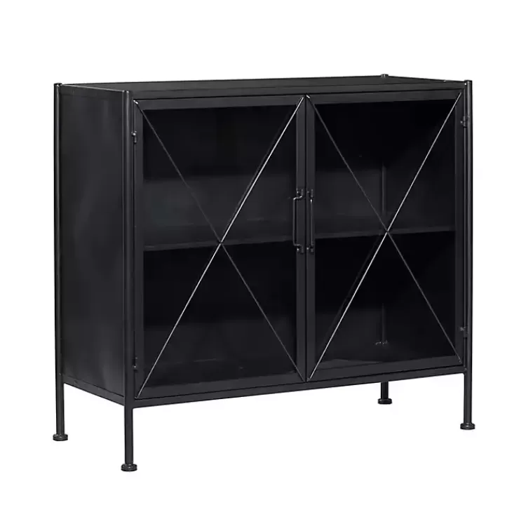 Iron X-Panel Cabinet>Kirklands Home Cheap