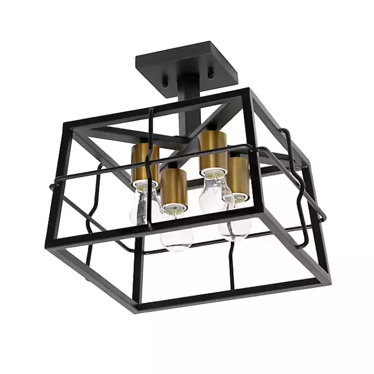 Ironhouse Flush Mount Light>Kirklands Home Store