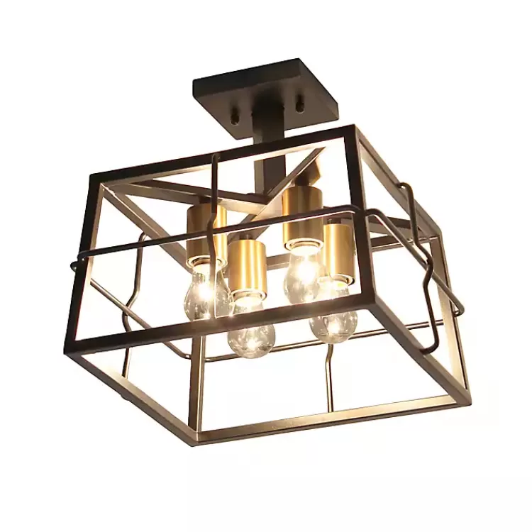 Ironhouse Flush Mount Light>Kirklands Home Store