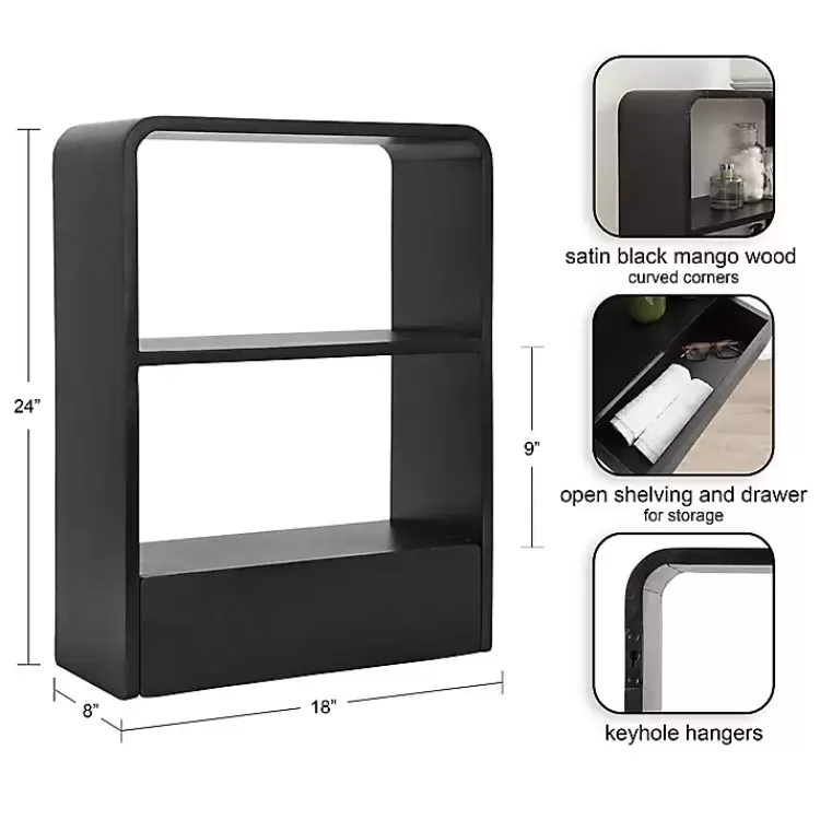 Kato Single Drawer Wall Shelf>Kirklands Home Best