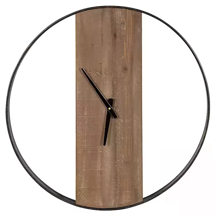 Ladd Natural Wood Wall Clock>Kirklands Home Best