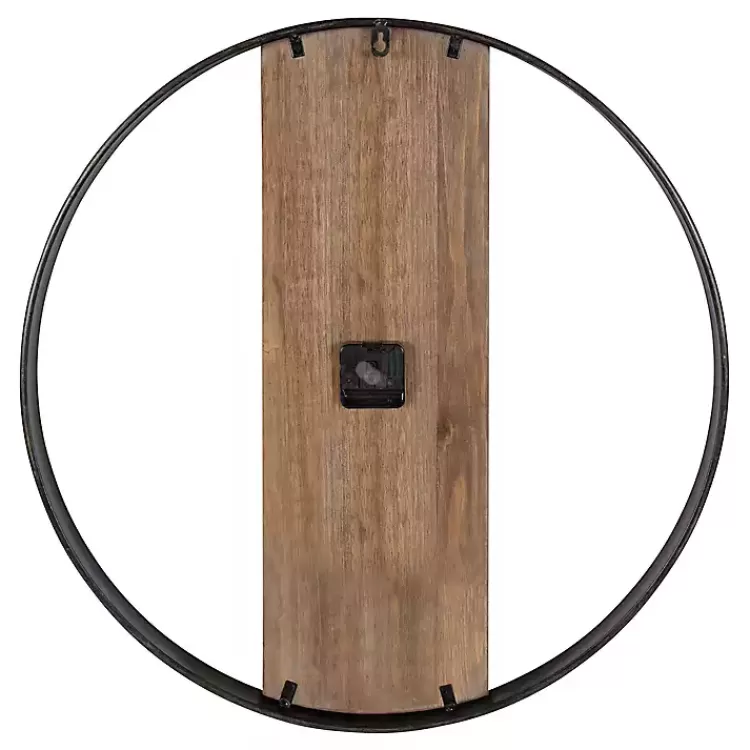 black_ladd_natural_wood_wall_clock_4.webp Ladd Natural Wood Wall Clock>Kirklands Home Best