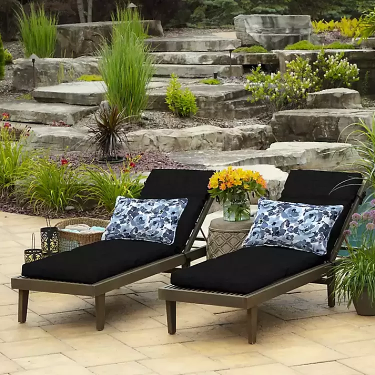 black_leala_outdoor_chaise_cushion_5.webp Leala Outdoor Chaise Cushion>Kirklands Home Cheap