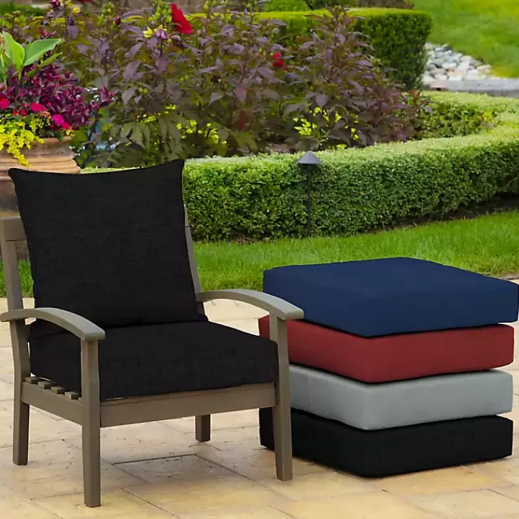 black_leala_texture_outdoor_deep_seat_cushions_4.webp Leala Texture Outdoor Deep Seat Cushions>Kirklands Home Flash Sale
