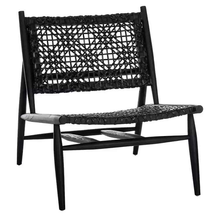 Leather Woven Accent Chair>Kirklands Home Best