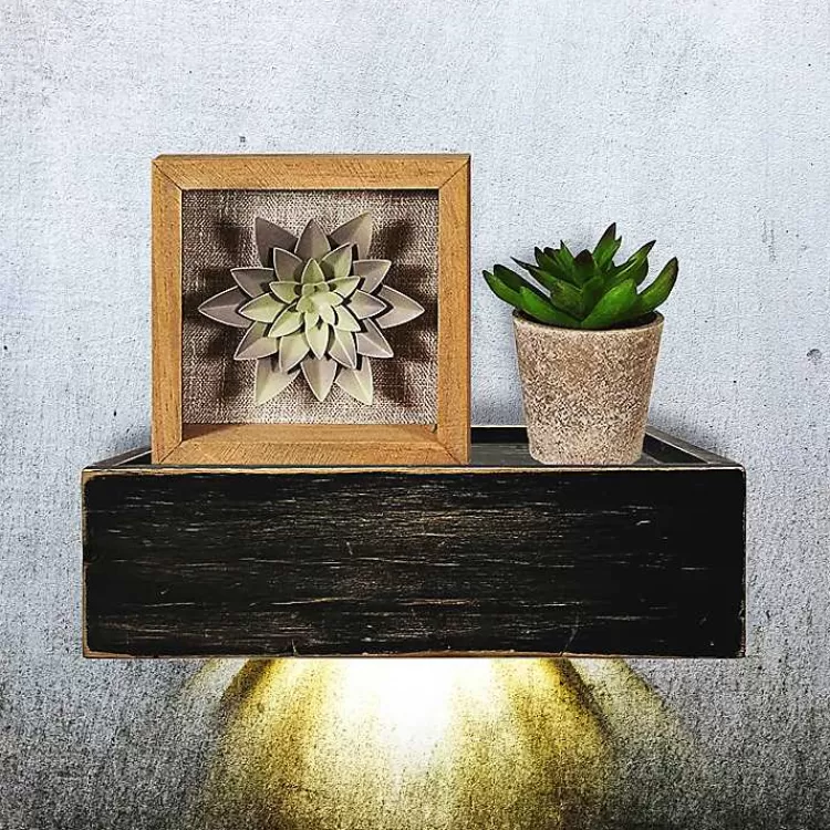 black_led_floating_shelf_with_remote__in_2.webp Black LED Floating Shelf with Remote, 10 in.>Kirklands Home Discount