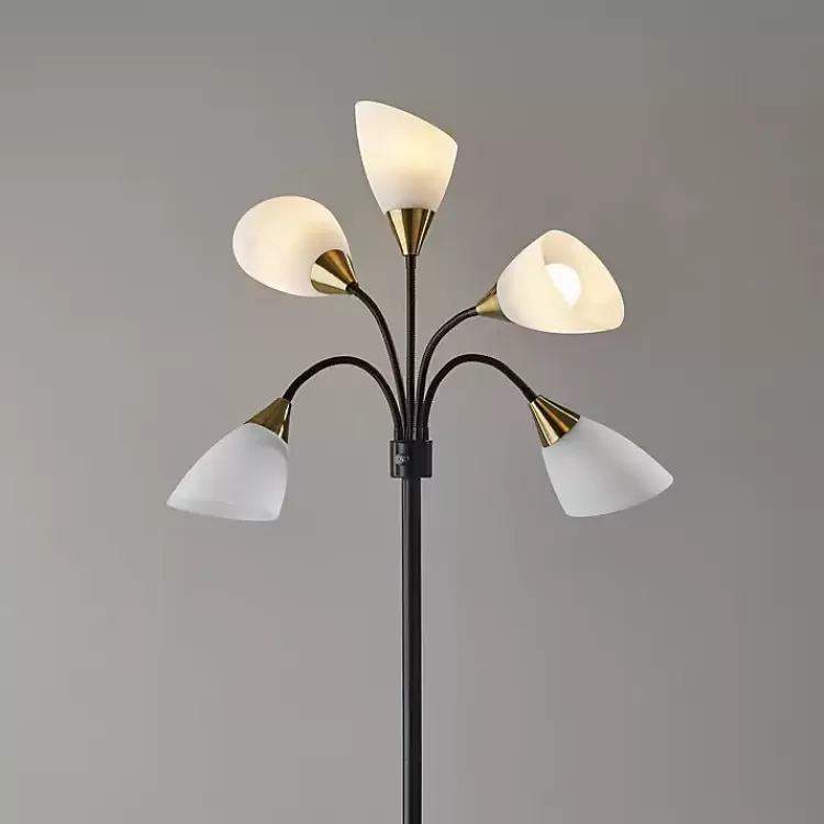 black_light_adjustable_tree_floor_lamp_3.webp Black 5-Light Adjustable Tree Floor Lamp>Kirklands Home Outlet