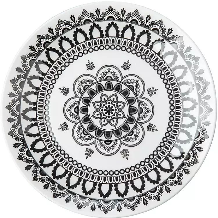 black_lila_patterned_pc_dinnerware_set_9.webp Black Lila Patterned 12-pc. Dinnerware Set>Kirklands Home Sale
