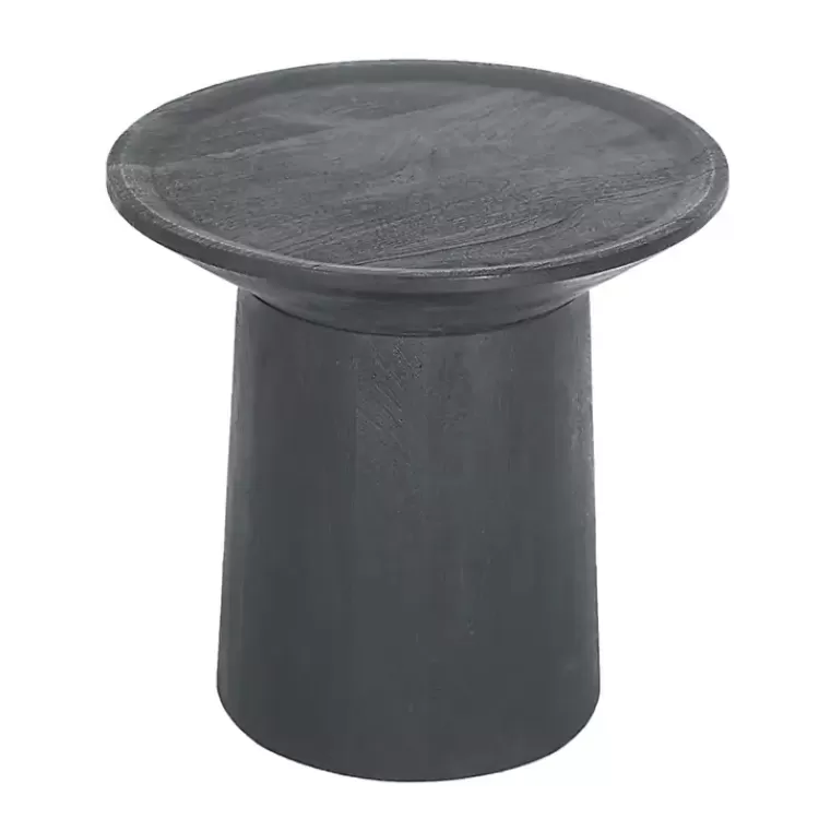 Mango Wood Round Pedestal Accent Table>Kirklands Home Best