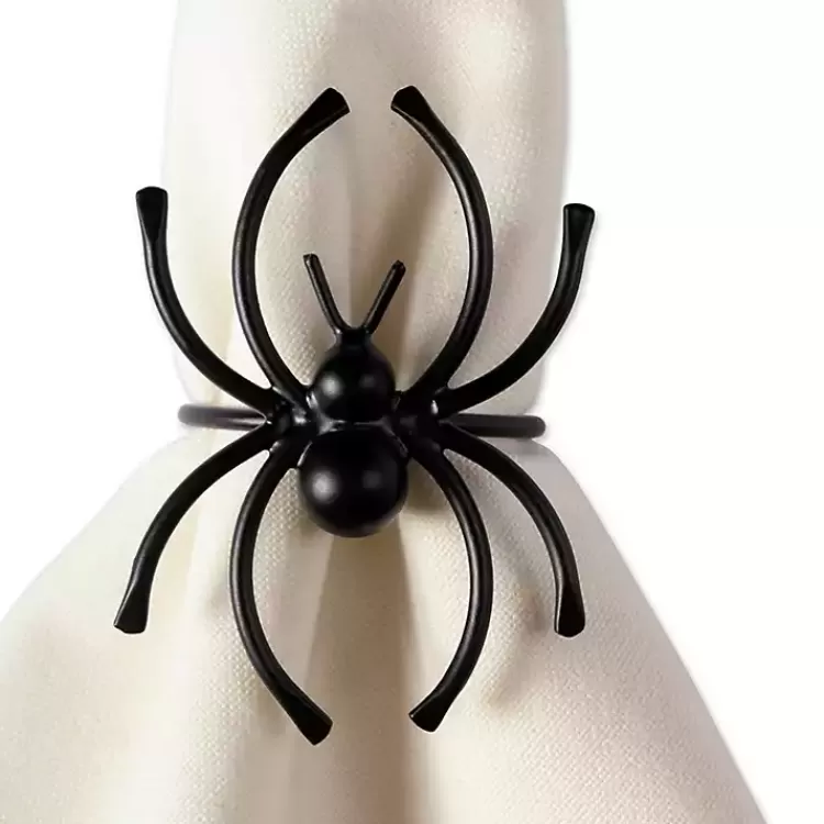 Matte Spider Napkin Rings, Set of 6>Kirklands Home Fashion