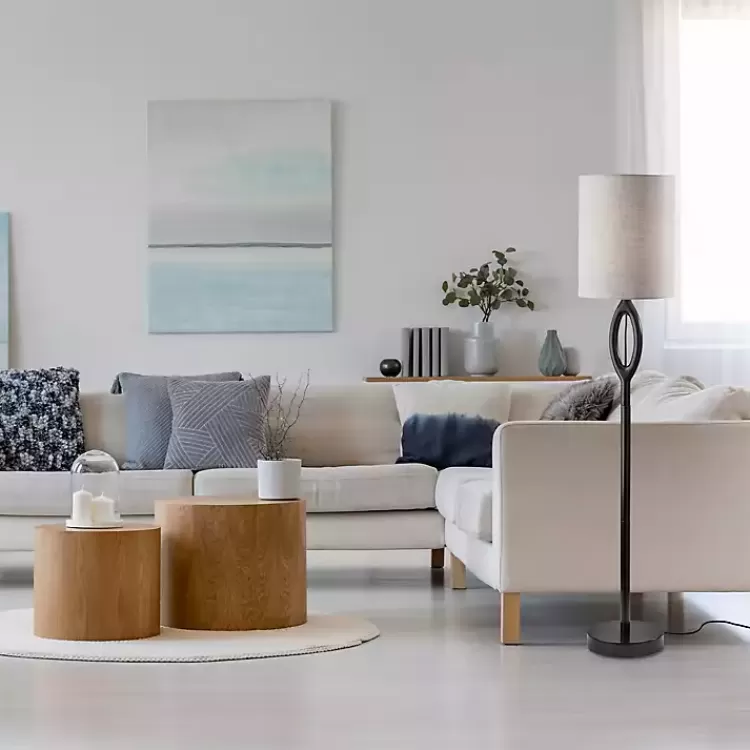 Black Mayfair Open Floor Lamp>Kirklands Home New