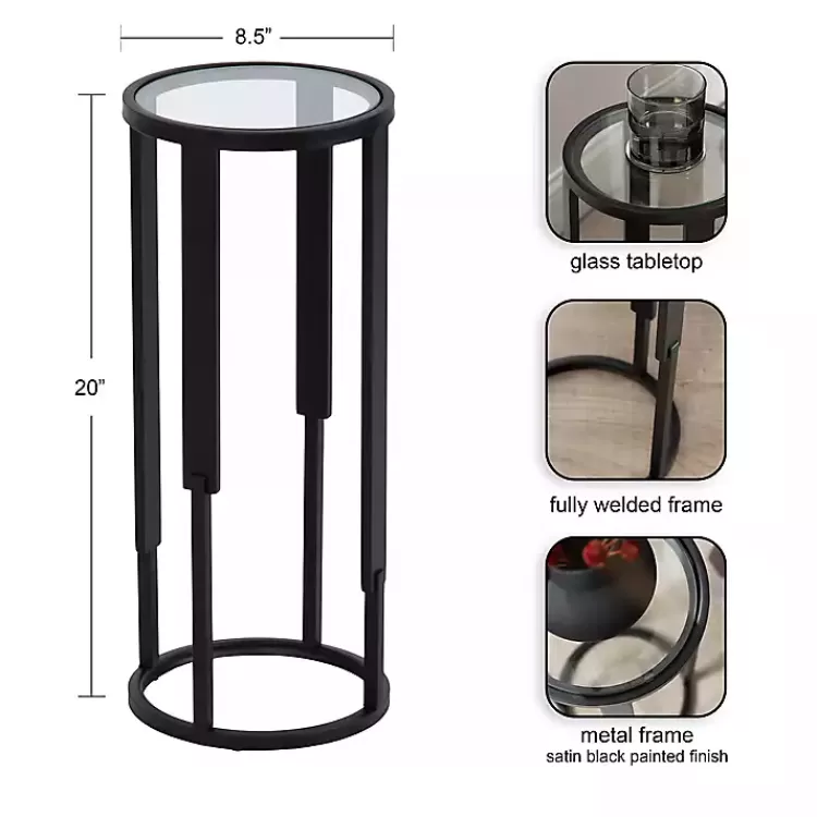 Metal & Glass Ravalli Drink Table>Kirklands Home Shop