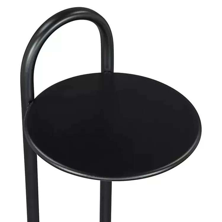 black_metal__marble_loop_accent_table_2.webp Black Metal & Marble Loop Accent Table>Kirklands Home Online