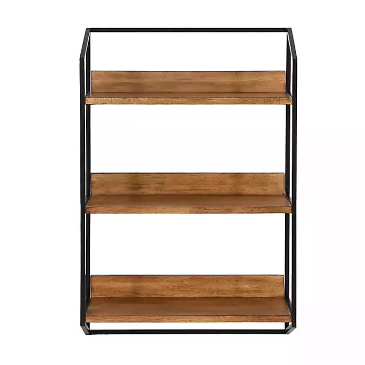 black_metal__rustic_wood_tiered_wall_shelf_4.webp Black Metal & Rustic Wood Tiered Wall Shelf>Kirklands Home Hot