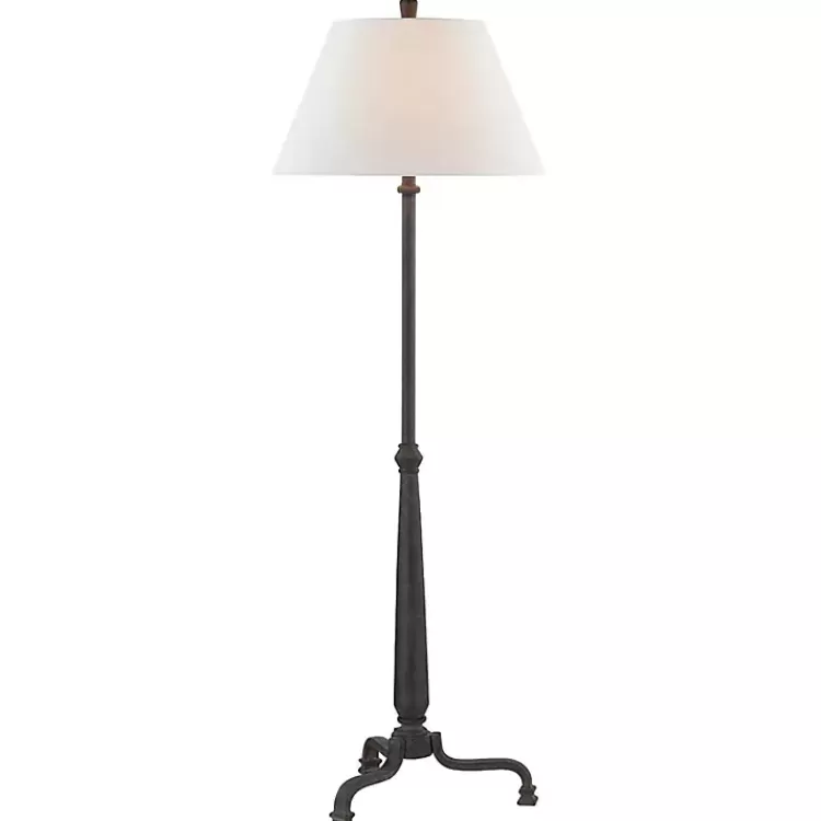 Black Metal Antique Randy Floor Lamp>Kirklands Home Shop