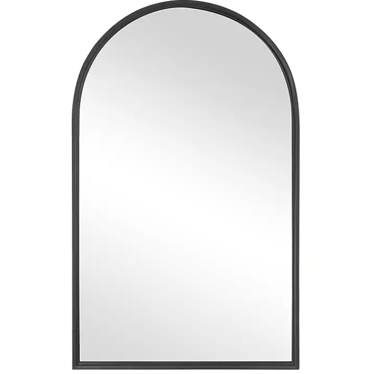 Black Metal Arch Frame Wall Mirror>Kirklands Home Hot