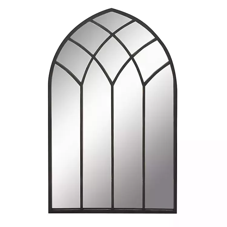 Black Metal Arch Framed Mirror>Kirklands Home Cheap