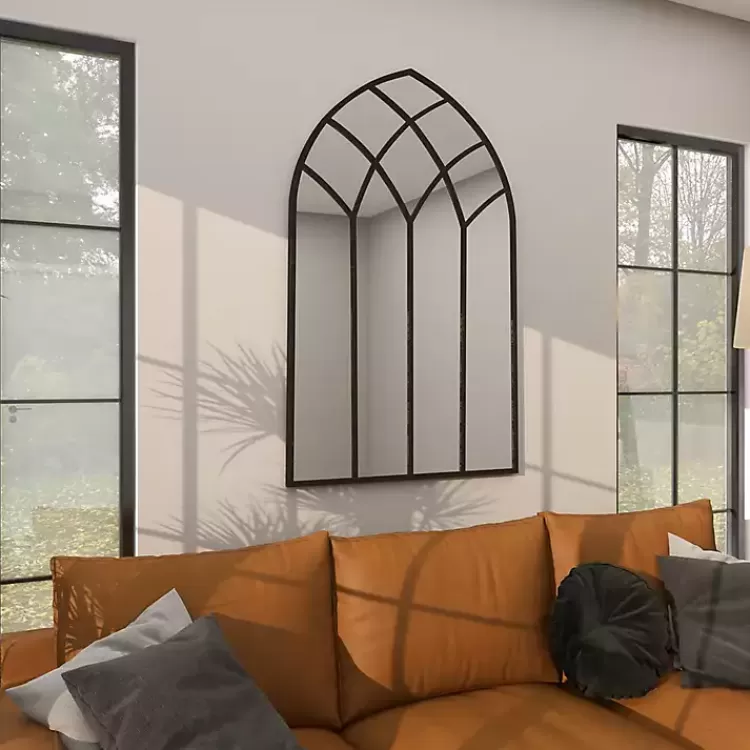 black_metal_arch_framed_mirror_9.webp Black Metal Arch Framed Mirror>Kirklands Home Cheap