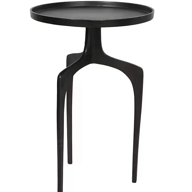 black_metal_arched_legs_side_table_2.webp Metal Arched Legs Side Table>Kirklands Home Flash Sale