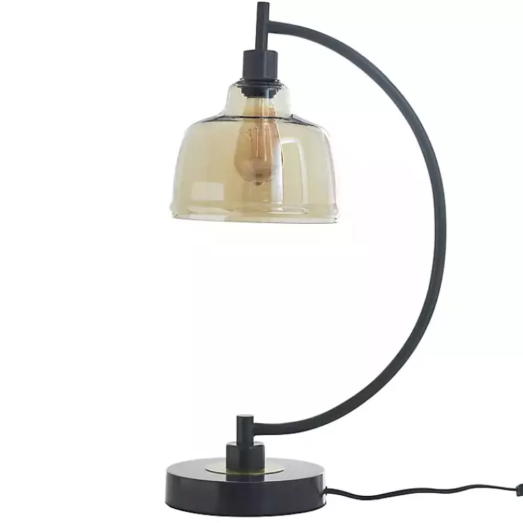 Black Metal Arched Task Lamp>Kirklands Home Fashion