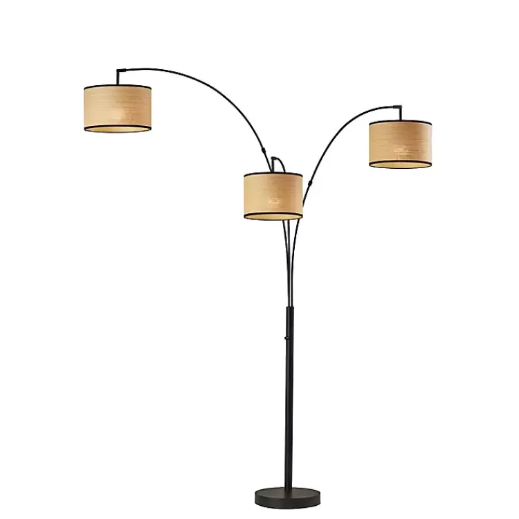 Metal 3-Arm Arched Floor Lamp>Kirklands Home Discount