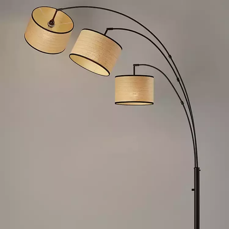 Metal 3-Arm Arched Floor Lamp>Kirklands Home Discount