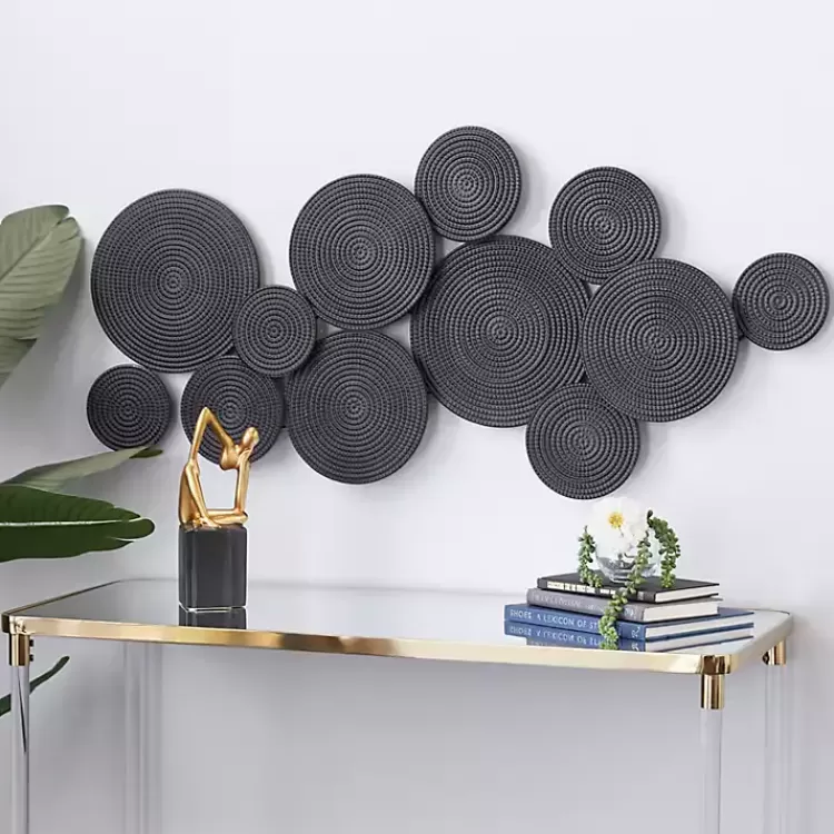 Metal Circles Wall Plaque>Kirklands Home Clearance