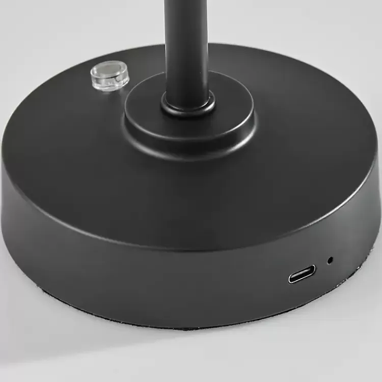 black_metal_cone_shade_cordless_table_lamp_2.webp Metal Cone Shade Cordless Table Lamp>Kirklands Home New