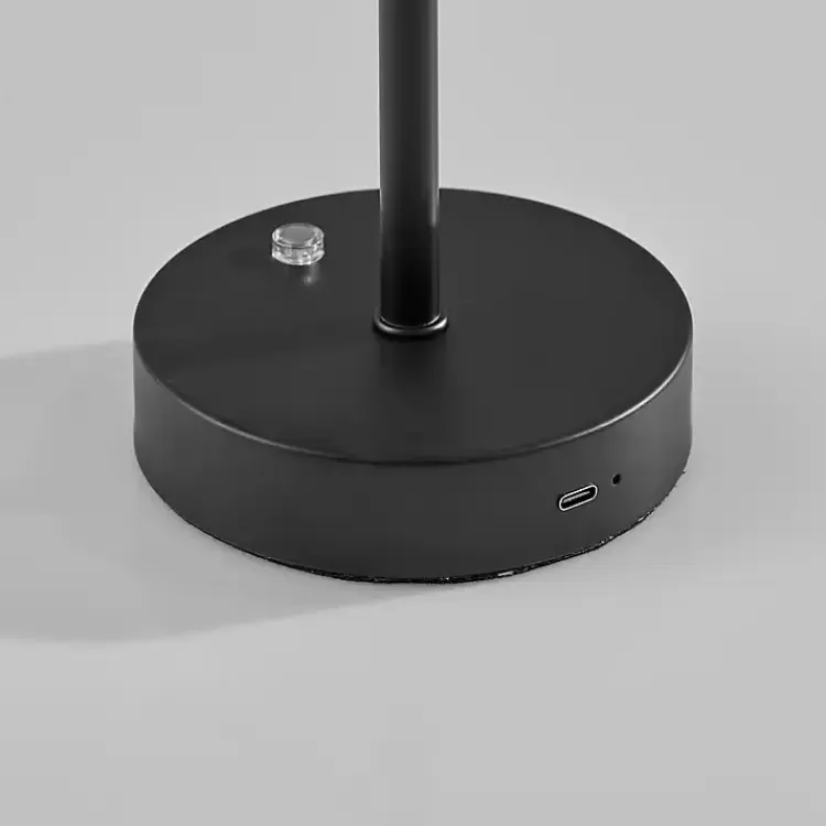 Metal Disc Frosted Light Cordless Table Lamp>Kirklands Home Sale