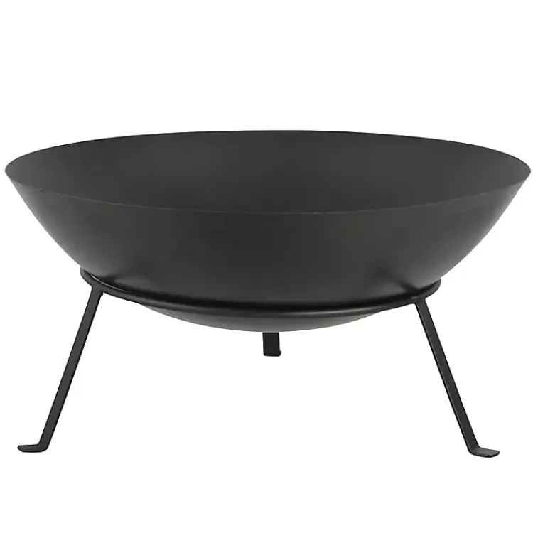 Metal Fire Bowl with Tapered Legs>Kirklands Home Best Sale