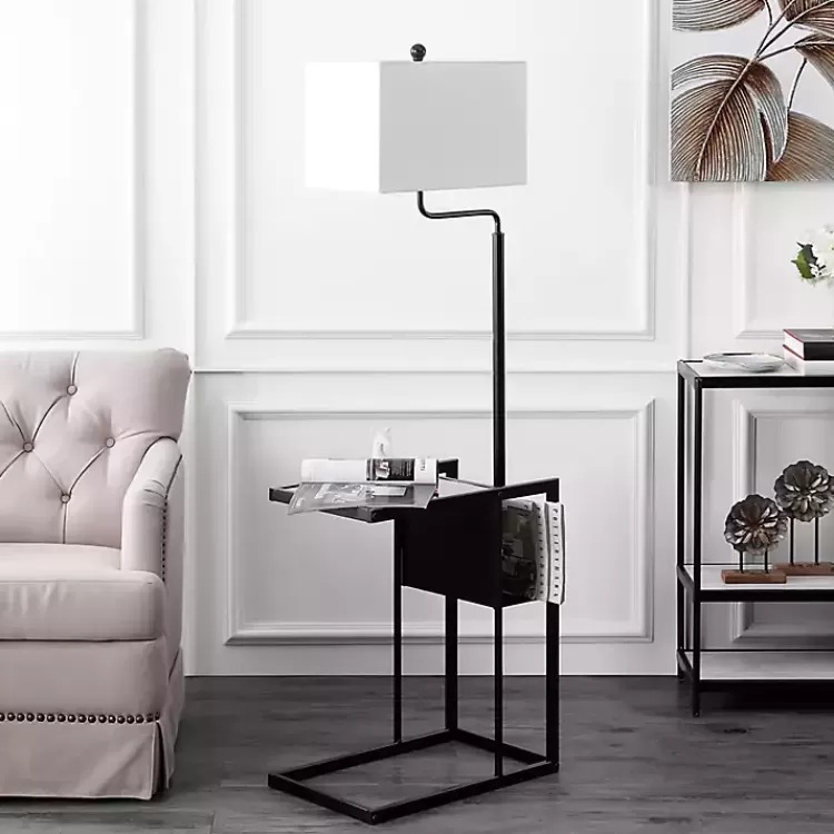 black_metal_floor_lamp_with_glass_tabletop_3.webp Black Metal Floor Lamp with Glass Tabletop>Kirklands Home Discount