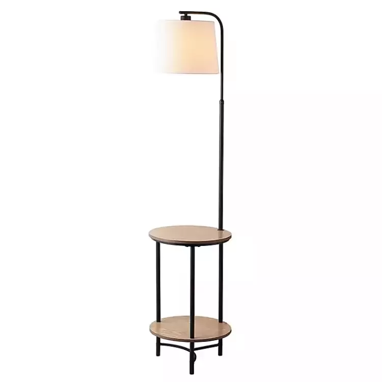 black_metal_floor_lamp_with_wood_shelves_4.webp Black Metal Floor Lamp with Wood Shelves>Kirklands Home Cheap