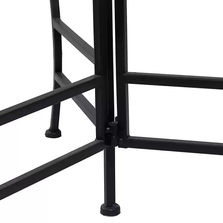 black_metal_floral_tier_plant_stand_2.webp Metal Floral 3-Tier Plant Stand>Kirklands Home Flash Sale